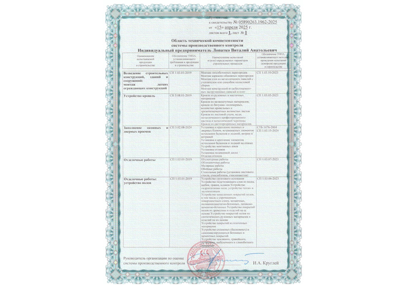 Сертификат 2